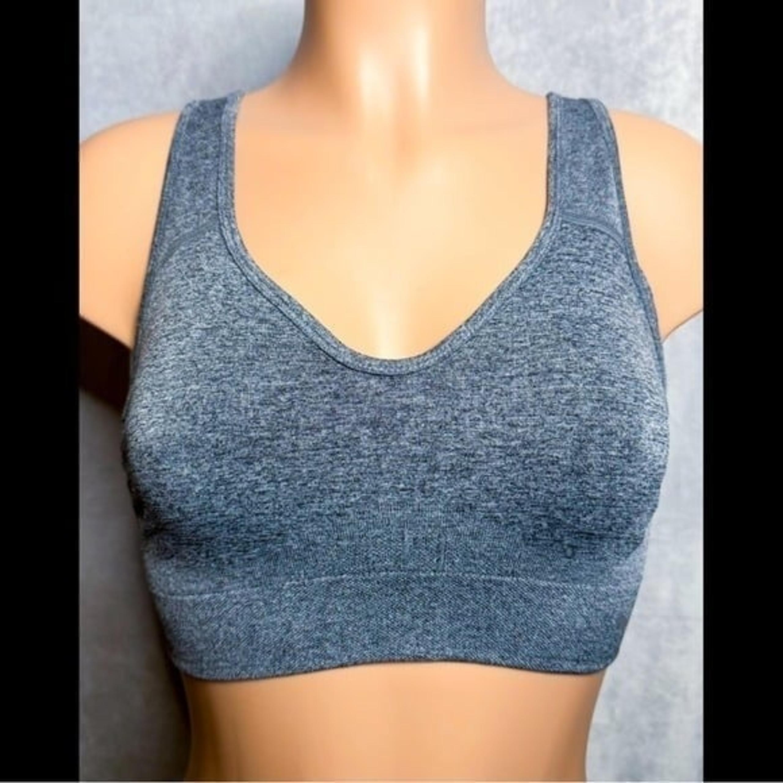 PUMA - Gray, Athletic. Sports Bra