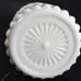 JIM BEAN 1960S MILK GLASS DECANTER
