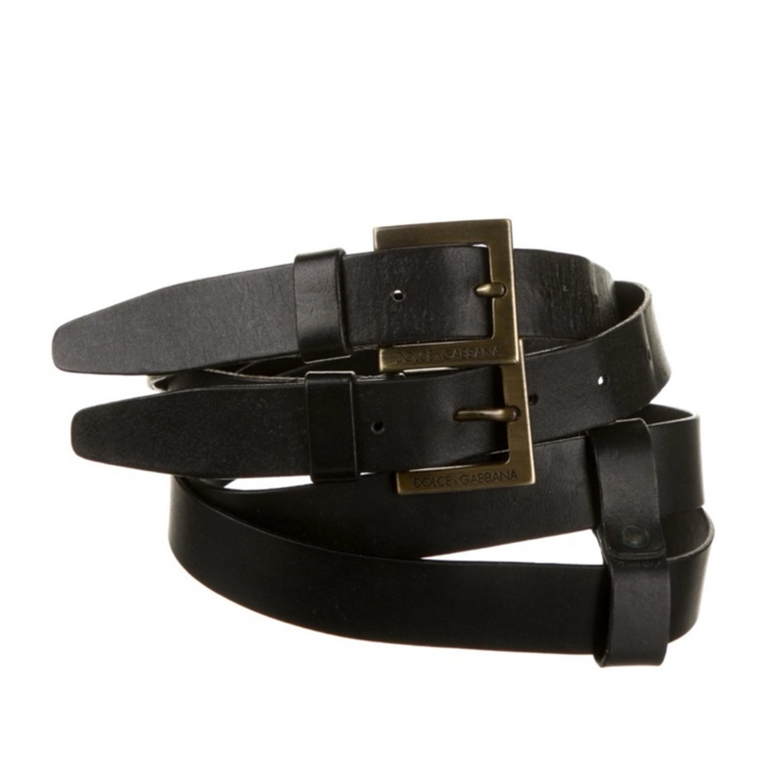 Dolce & Gabbana double leather belt