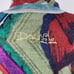 DESIGUAL Knit wool chiffon mix turtleneck tunic Sweater Multicolor Jumper Size L