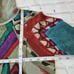 DESIGUAL Knit wool chiffon mix turtleneck tunic Sweater Multicolor Jumper Size L