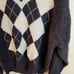 Vintage Lands End Men's 100% Lambswool Argyle Sweater XL
