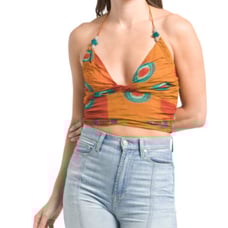 NWT ZARA Cropped Halter Top