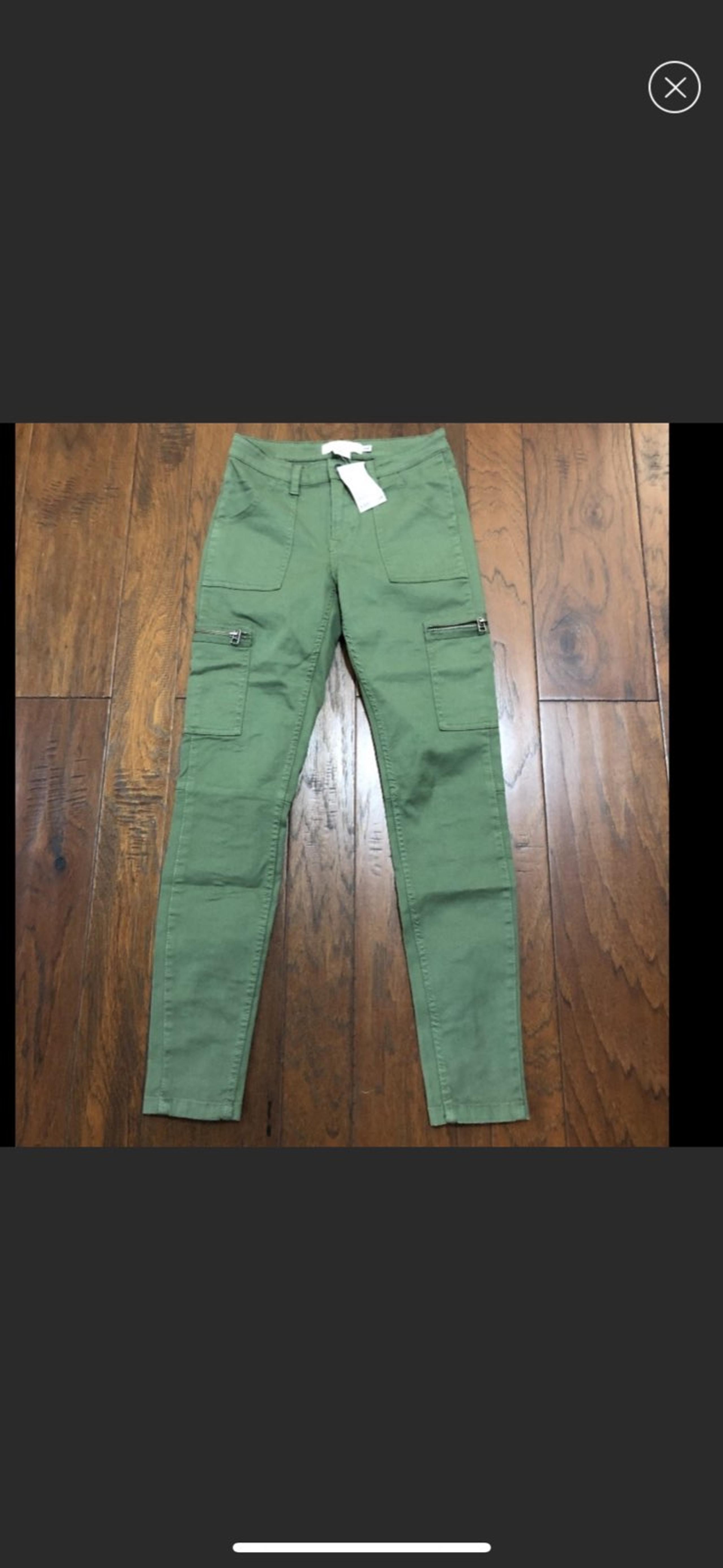 H&M Green army colored jeans