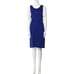 Armani Collezioni Royal Blue Sleeveless Ruched Tank Dress 12
