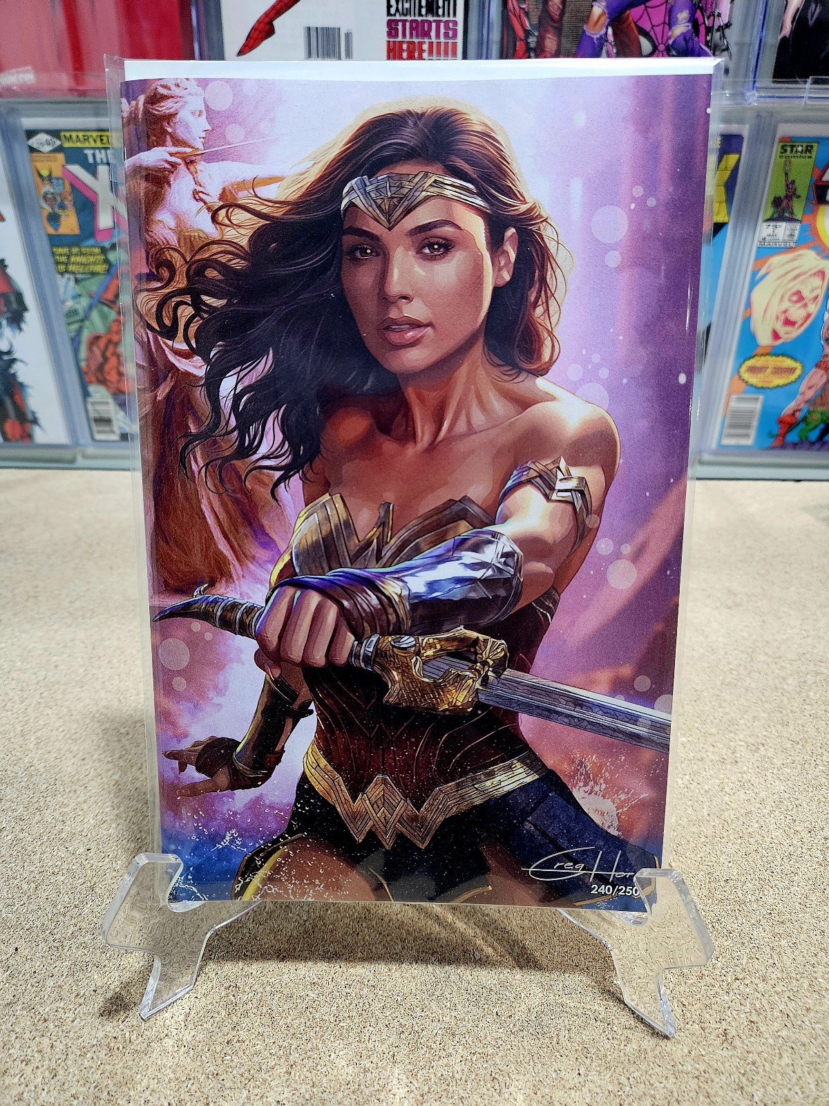 Female Force Gal Gadot Greg Horn Exclusive Virgin Variant 240/250