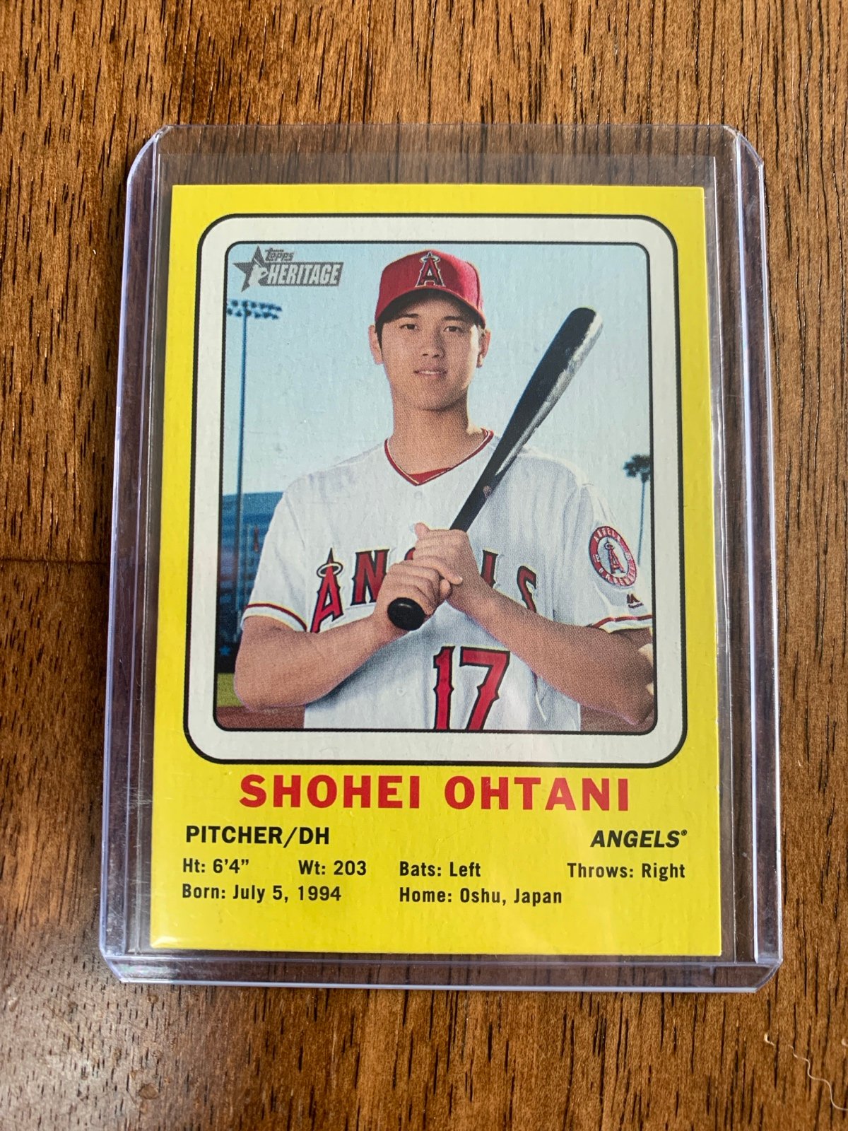 2018 Topps Heritage High Number - 1969 Collector Cards Shohei Ohtani #69CC-SO (R