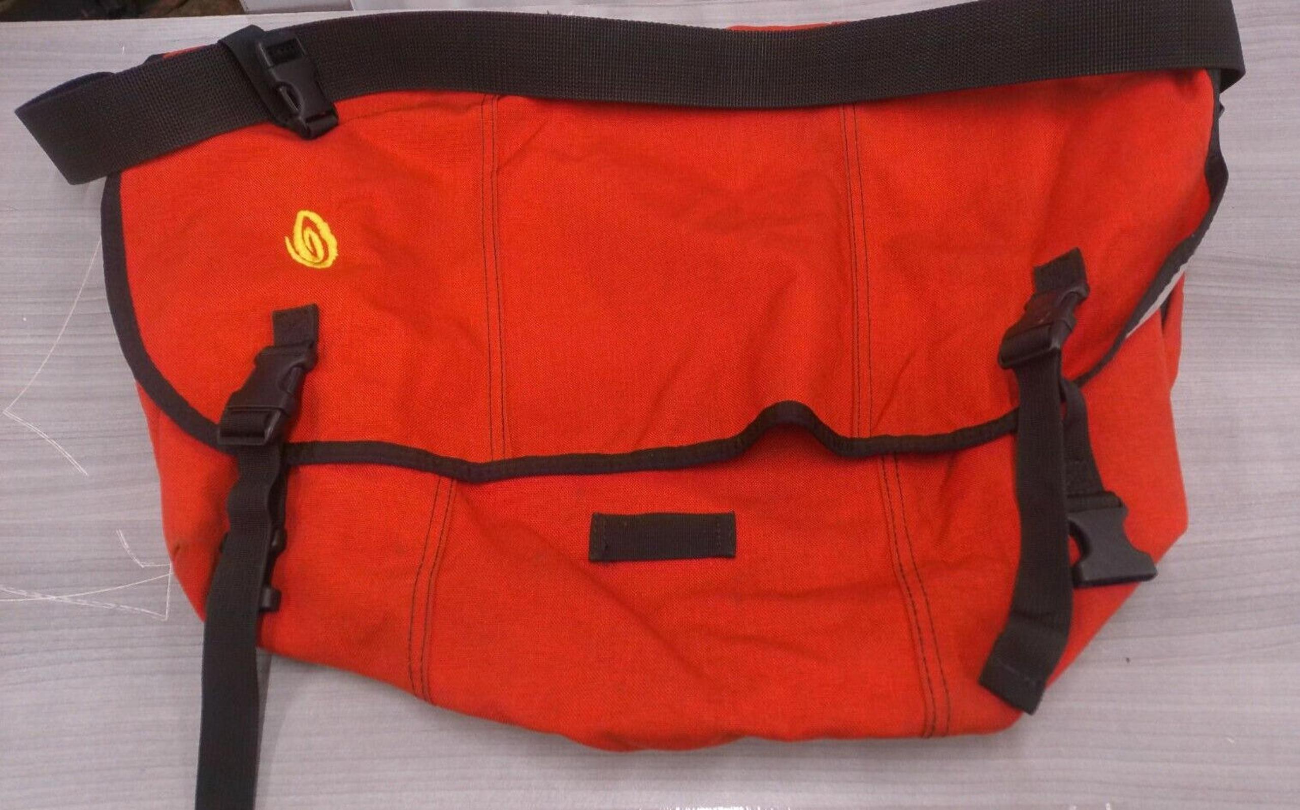 Timbuk2 Messenger Laptop Bag Crossbody Shoulder Strap Red/Orange Large