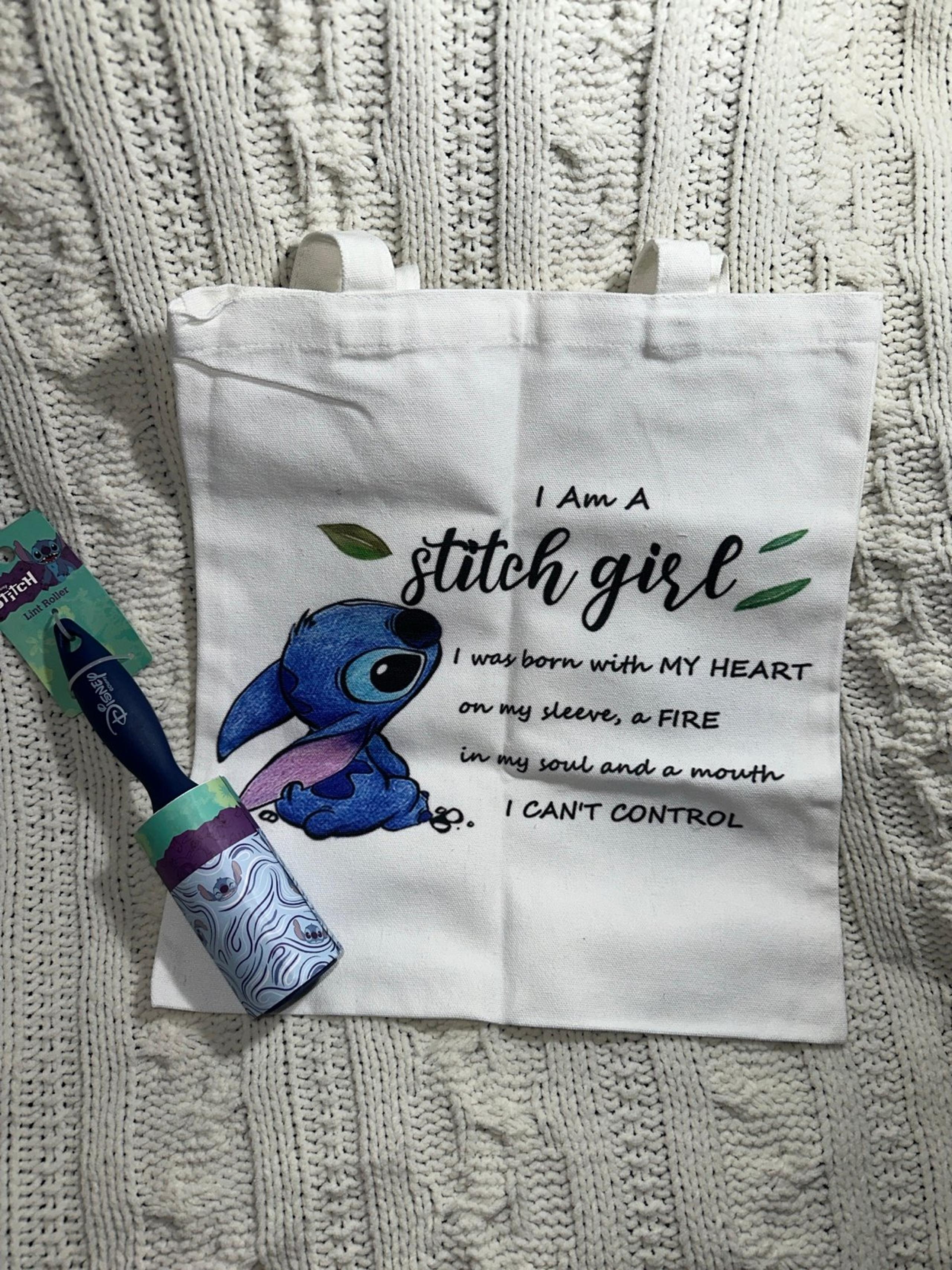 Stitch Tote Bag and Lint Roller