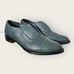 Vintage Jenni Kayne Oxford Slip On Shoes | EU 36 US 5 Teal Blue Leather Loafers