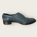 Vintage Jenni Kayne Oxford Slip On Shoes | EU 36 US 5 Teal Blue Leather Loafers