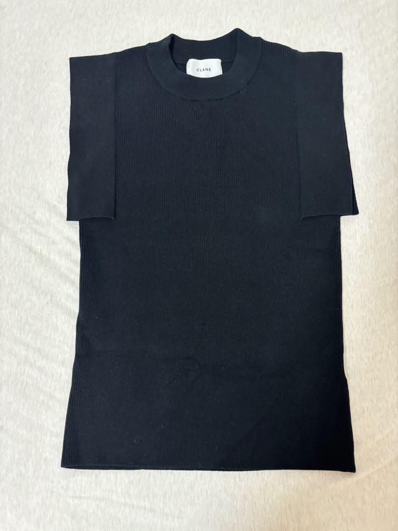 CLANE 横浜限定 SQUARE SELEEVE KNIT ONEPIECE
