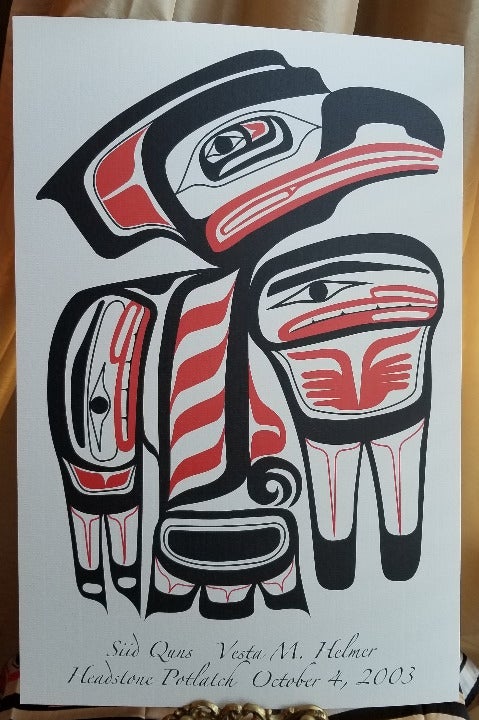 12 x 18 Haida Art Print Serigraph