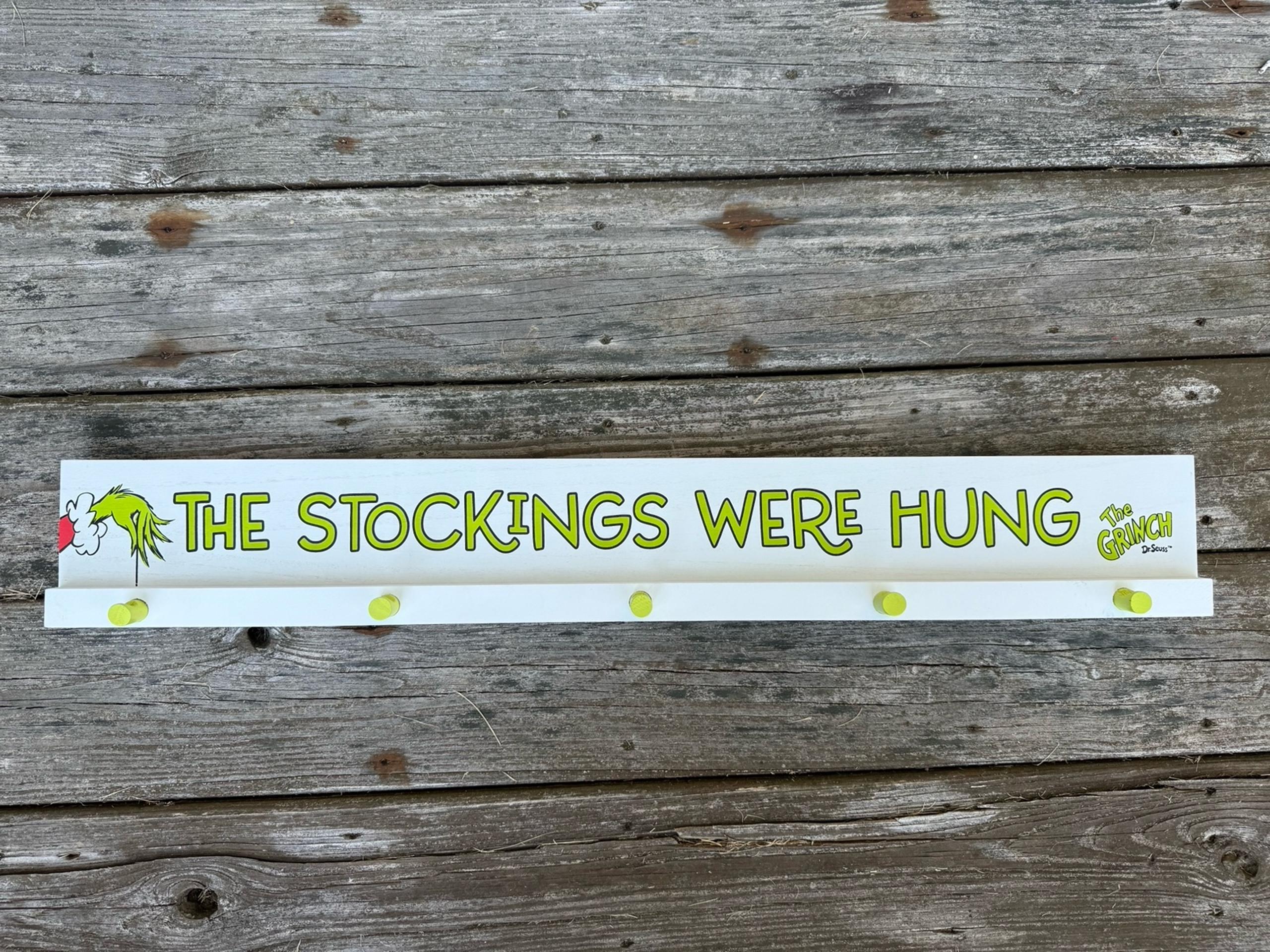 Grinch Stocking holder