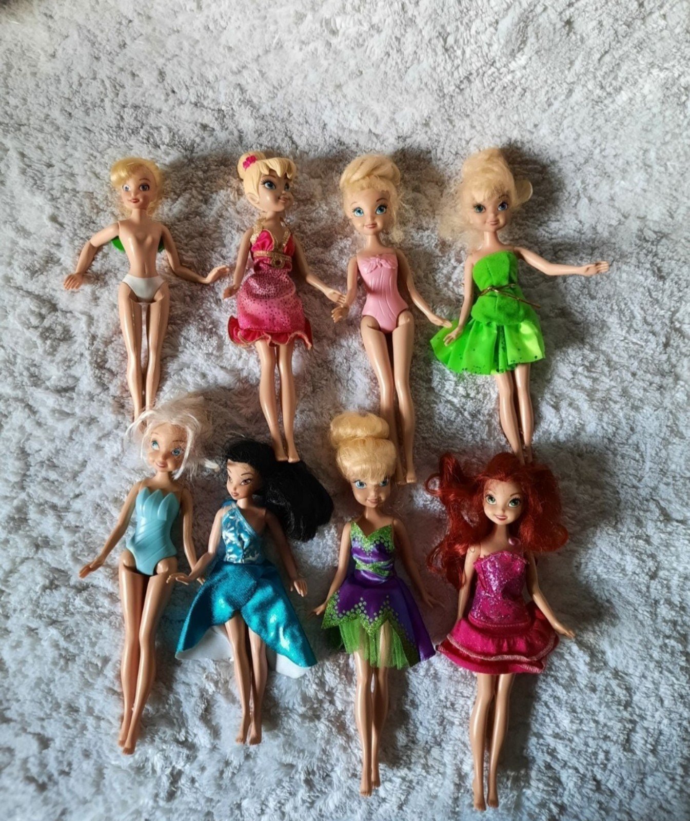 8 Tinker Bell Barbie Dolls