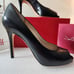 JOAN OLOFF Women's Rossella Black Open Toe Leather Pumps 9M EU 40 wore 3 times!