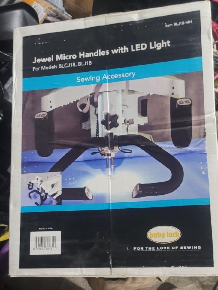 Jewel micro handles with led light