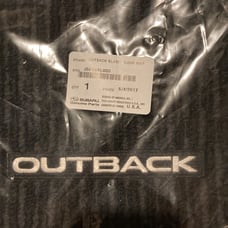 Subaru Outback Black Floor Mat Set 2017