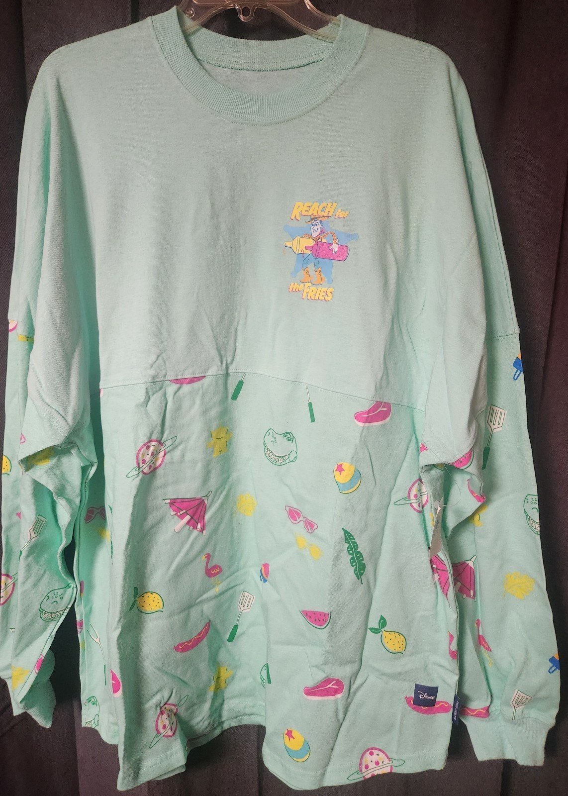 Toy Story spirit jersey NWT XL Reach for the Fries