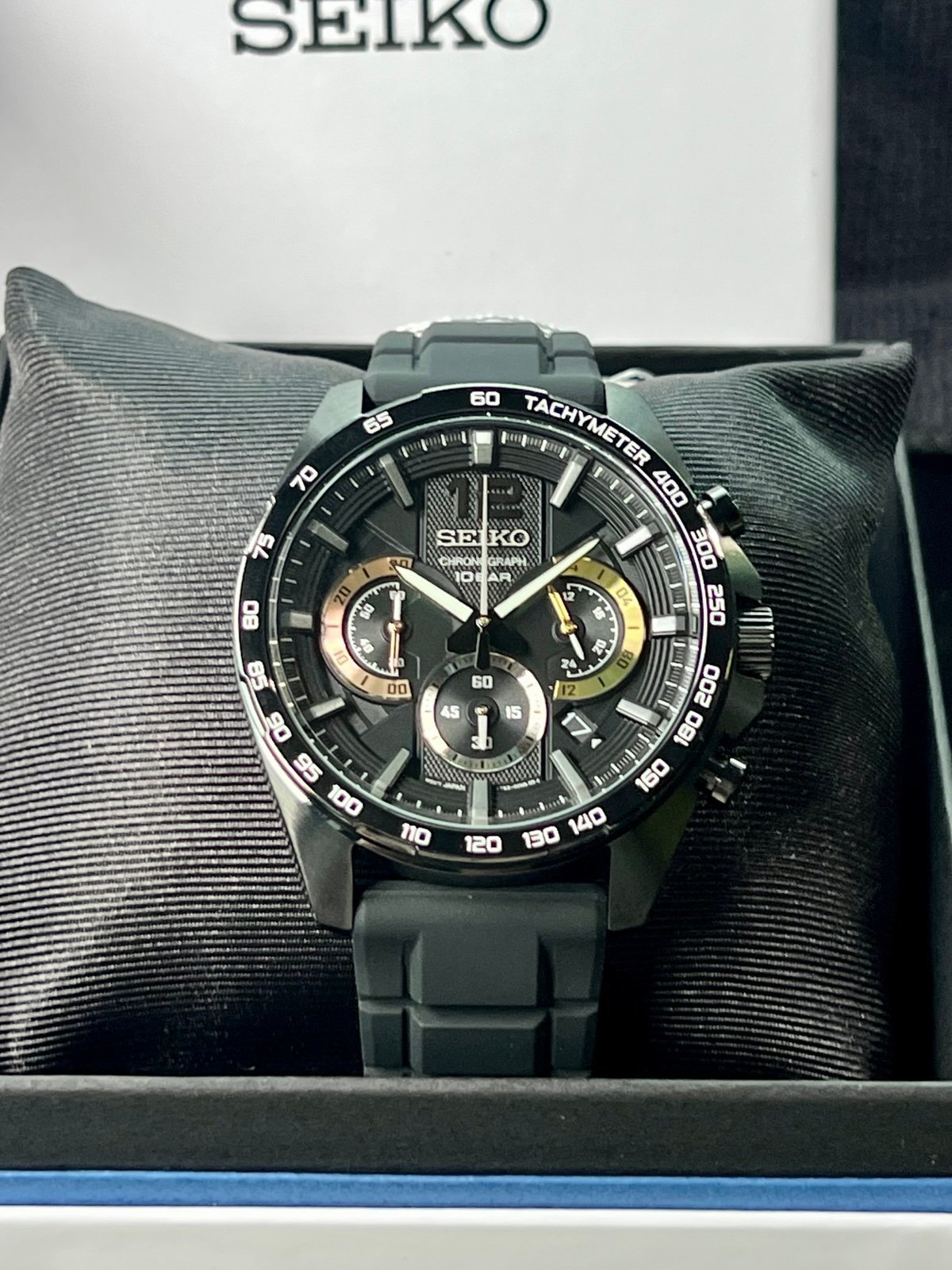 Seiko Conceptual Chronograph GMT Date Luxury Sport Classic Watch
