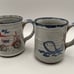 Owens Pottery Original Salt Glazed Mugs Stamped on Bottom 4oz