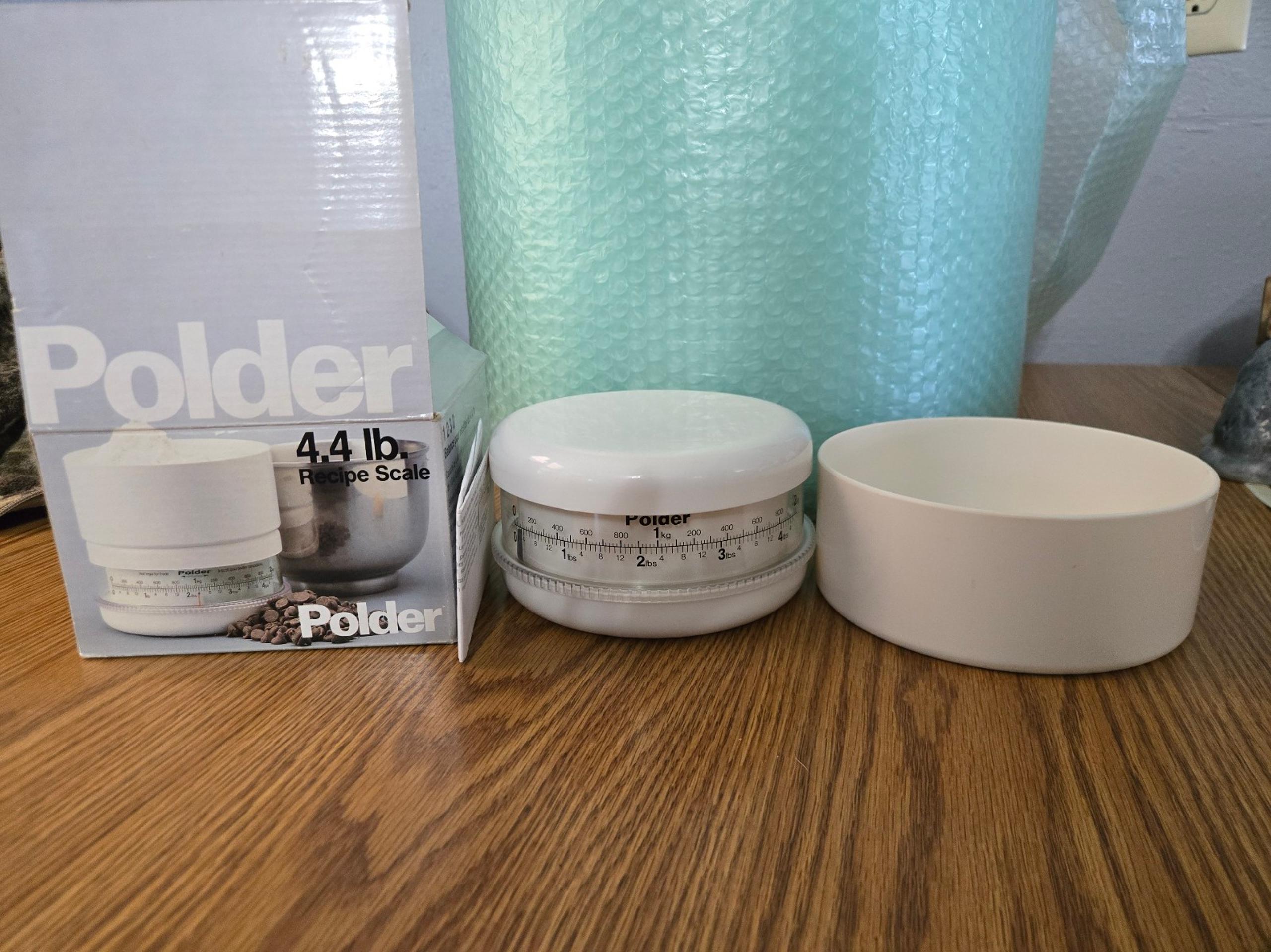 Polder 4.4 lb recipe scale