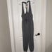 Asics Womens Jumpsuit S Gray New Strong Repurposed Surplice Neck Drawstring NWT