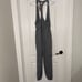 Asics Womens Jumpsuit S Gray New Strong Repurposed Surplice Neck Drawstring NWT