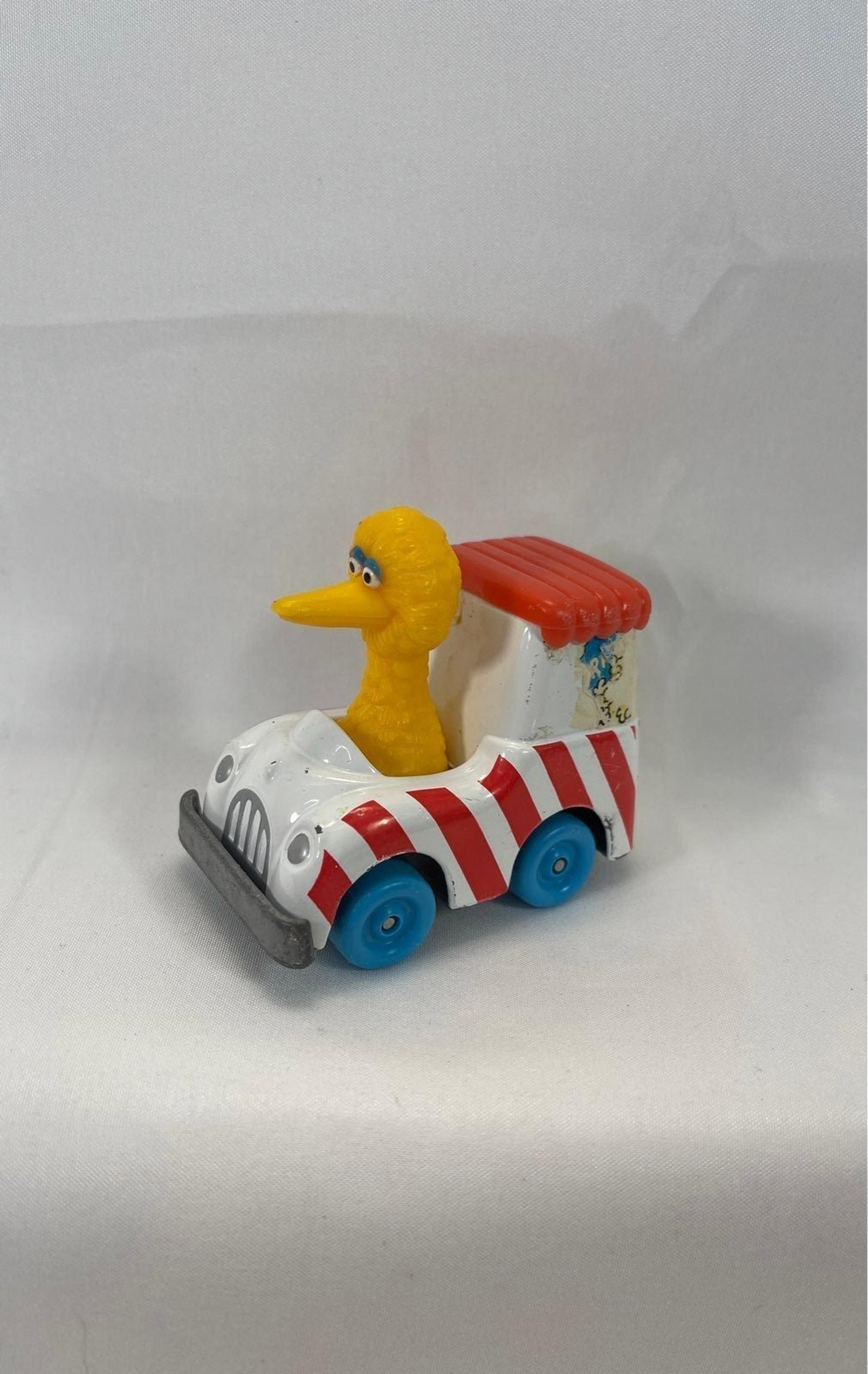 Sesame Street Muppets Big Bird’s Popcorn Machine Truck Vintage 1983 Playskool
