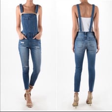 denim overalls