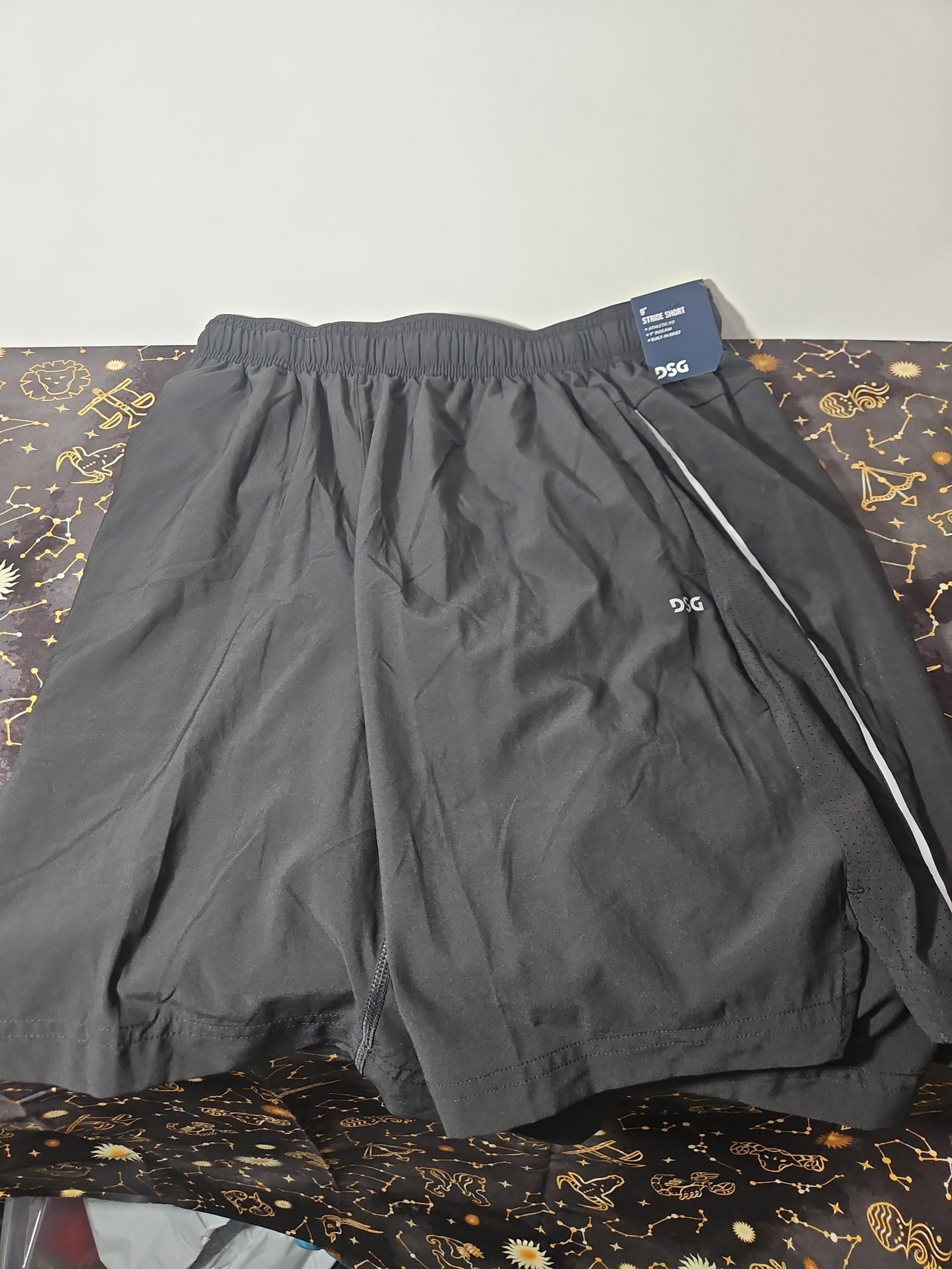 NEW DSG Men’s 9” Stride Shorts – Black – Size Small – NWT Athletic Gym Training