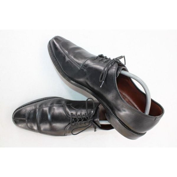 Allen Edmonds Delray 1208 Black Leather Split Toe Derby Dress Shoe Size 12 3A