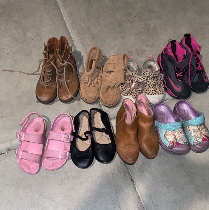 Girls shoes bundle 11