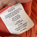 Farm Rio Anthropologie Devore Midi Dress Coral Faux Wrap V-Neck Lace Size XS