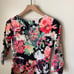 Pinkblush Neon Floral Scalloped Dress