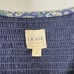 La Vie Rebecca Taylor Petula Smocked Dress Women Large Blue Short Flutter Sleeve