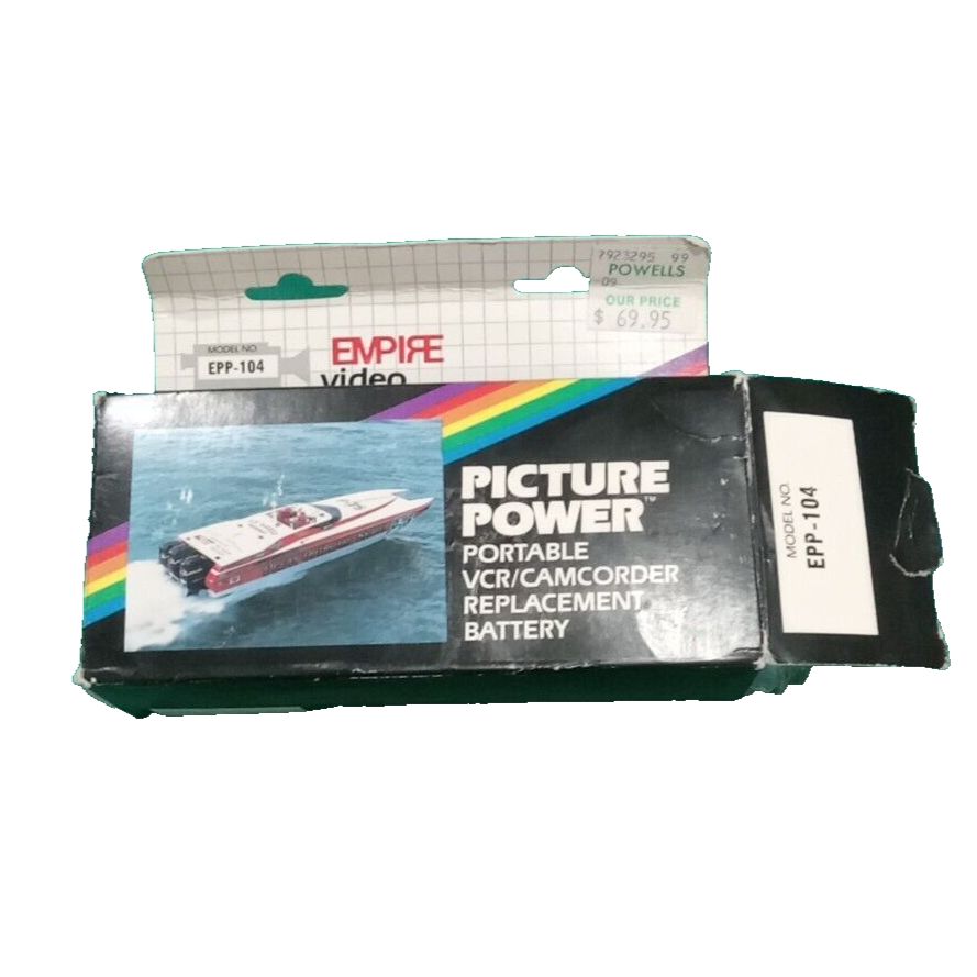 Empire EPP-104 VCR Camcorder Battery Hitachi Memorex Mitsubishi RCA Pentax Sear