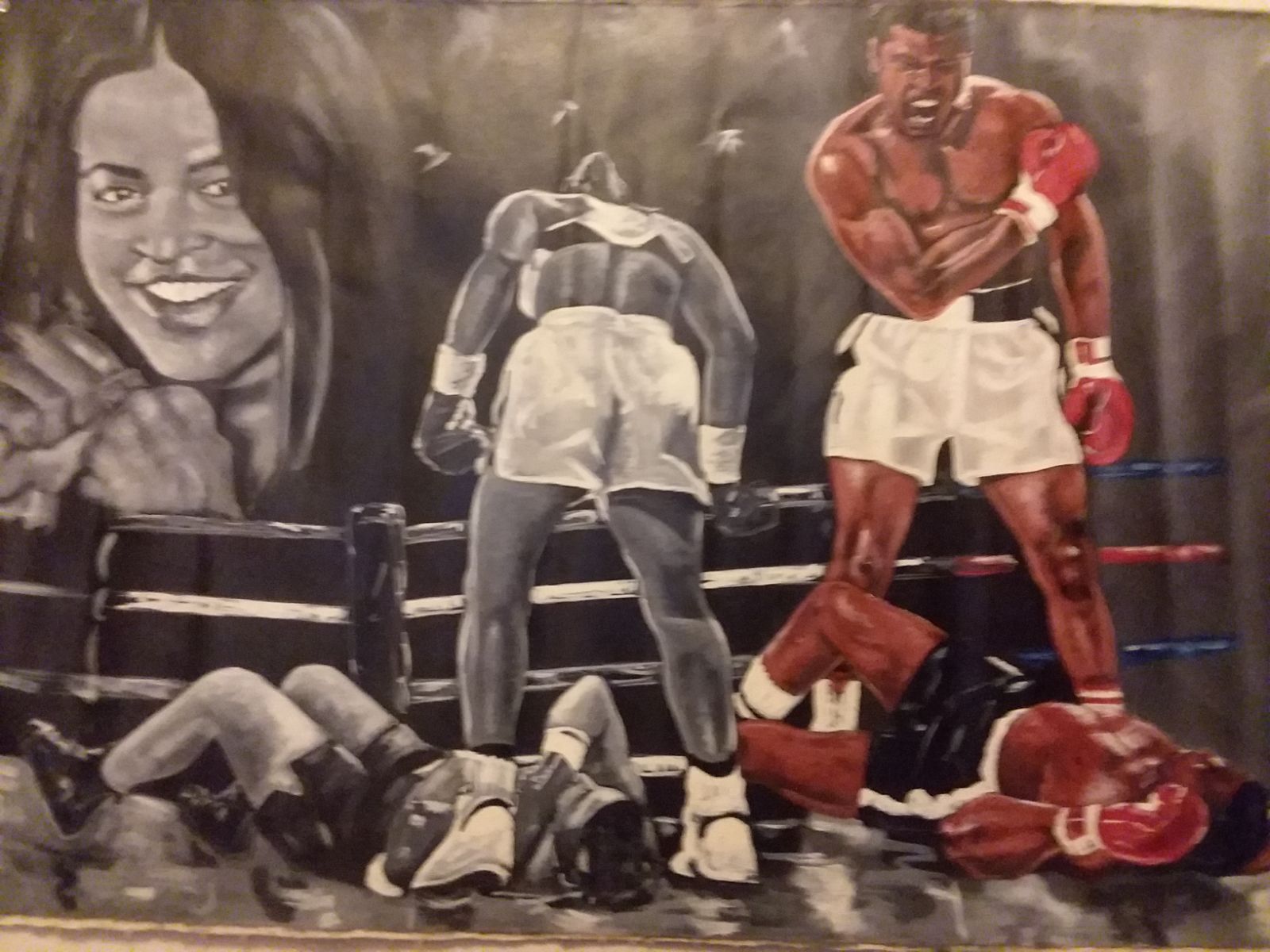 24 by 36 copy boxing's father and daught