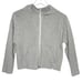 Lululemon 2 Womens Minimal Hoodie Heathered Power Grey *flaw