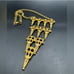 Vintage Florenza Revival Runway Statement Necklace Signed Florenza Articulated