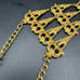 Vintage Florenza Revival Runway Statement Necklace Signed Florenza Articulated