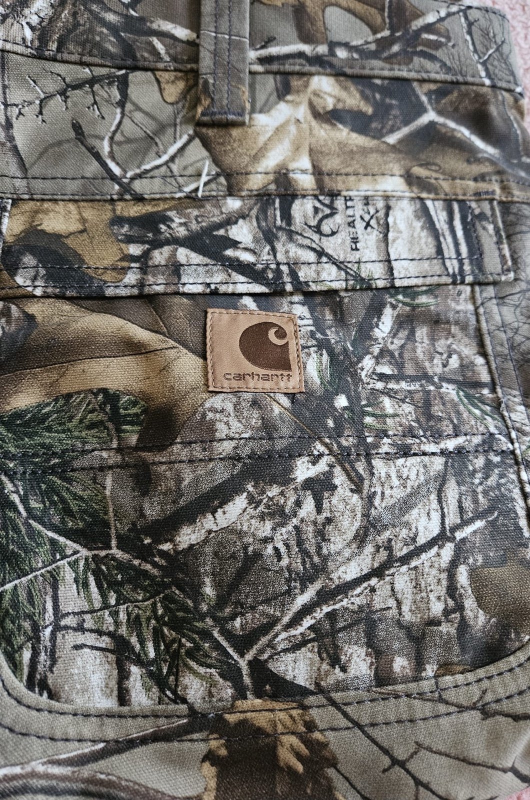 Carharrt Camouflage Relaxed Fit Pants 38x34in
