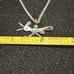 Vintage Zuni inlay roadrunner pendant necklace