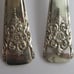 6 Wm Rogers International Silverplate MOUNTAIN ROSE Serving Pieces Spoon Fork