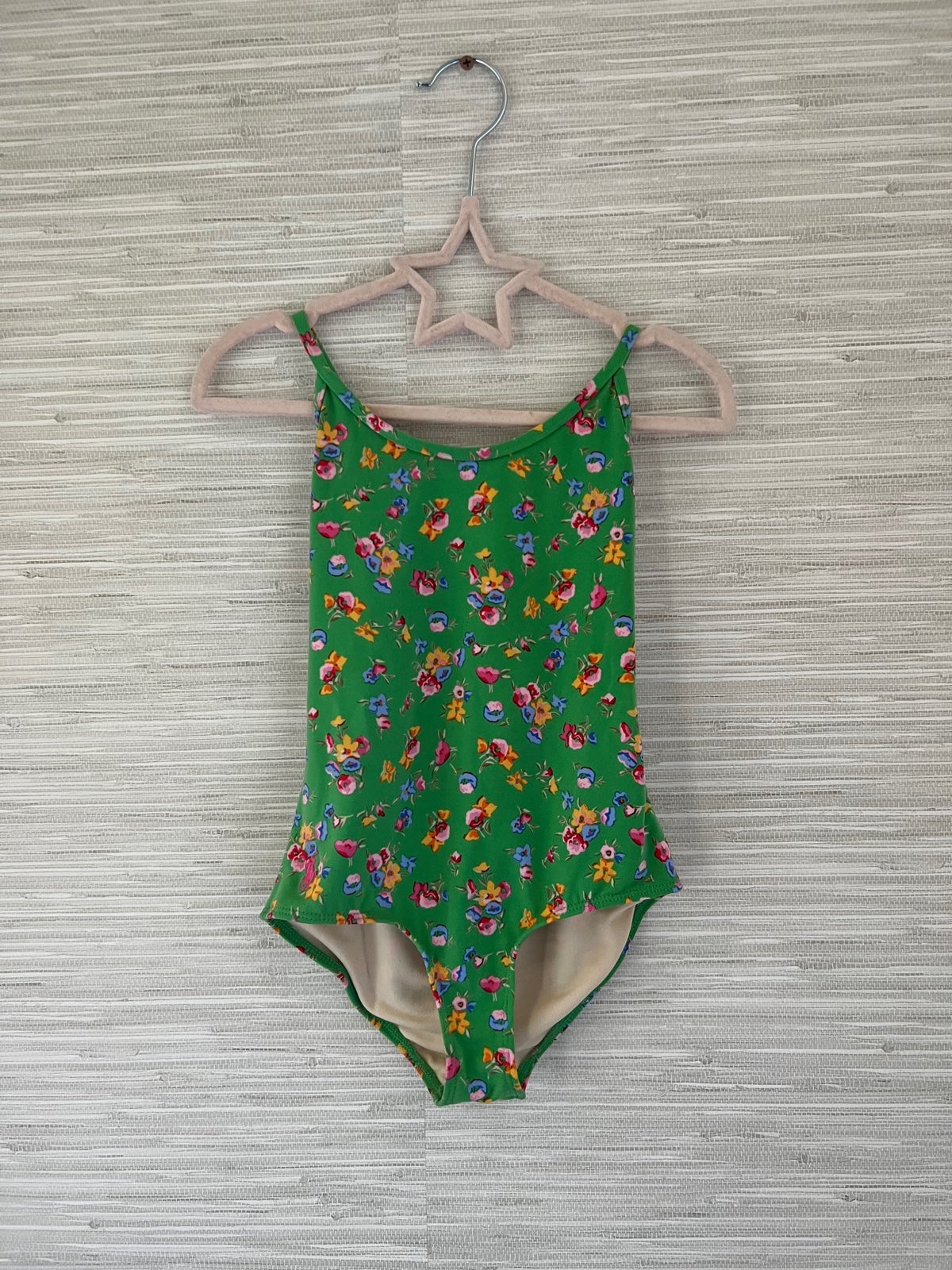 Ralph Lauren girls floral one piece bathing suit size 8 ( Fits like a 6)