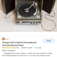 Emerson Antique record player