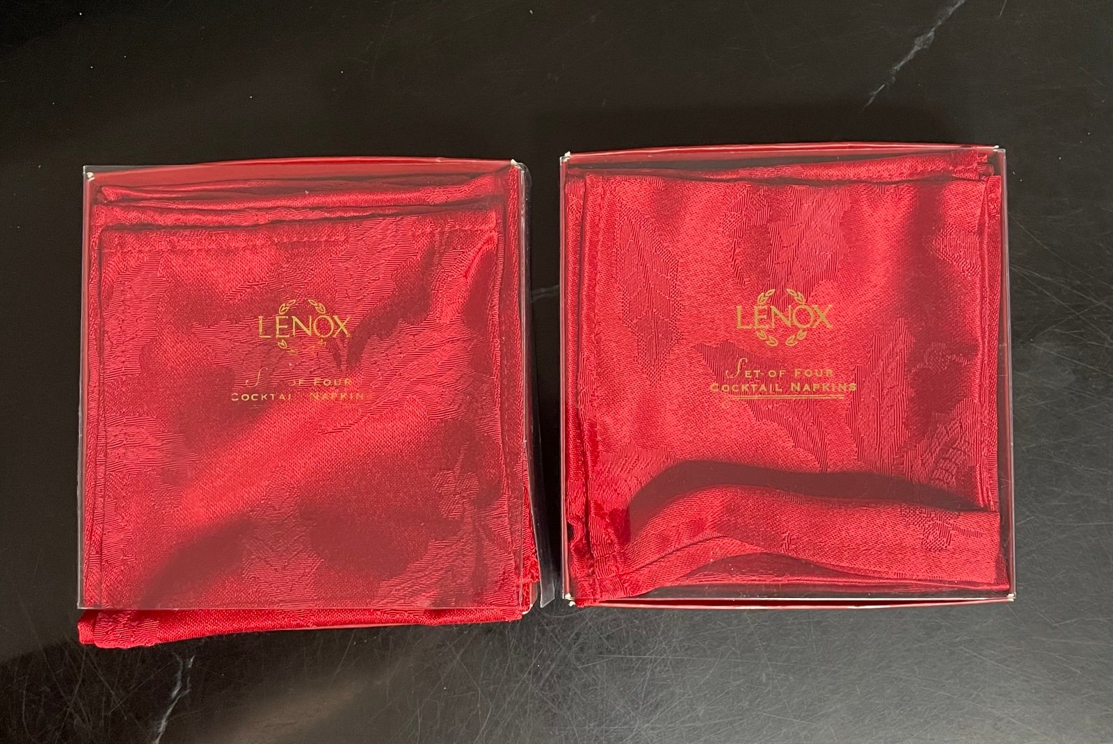 Lenox cocktail napkins - 2 packs