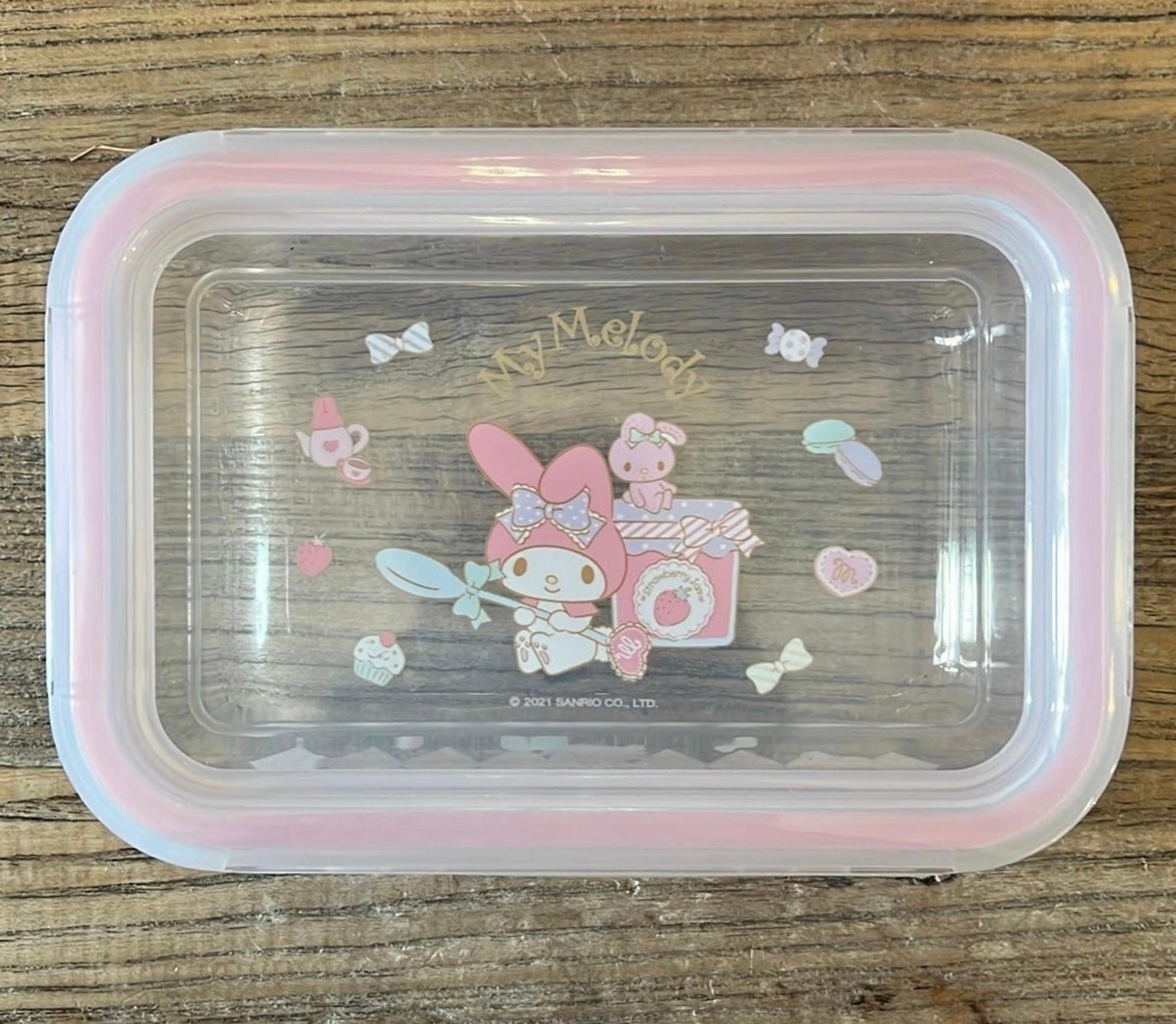 Sanrio Miniso My Melody Snap Glass Bento Box