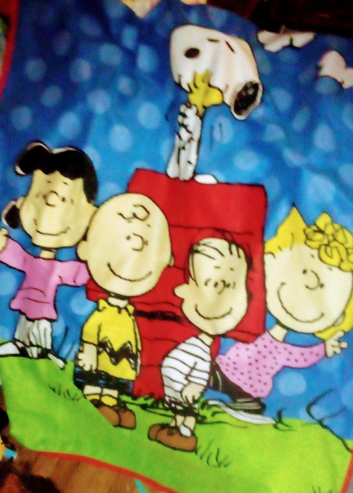 Vintage Peanuts blanket