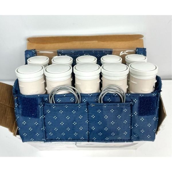 Vintage Remington Express 10 Instant Heated Rollers Hair Curlers Travel Boxed - detail